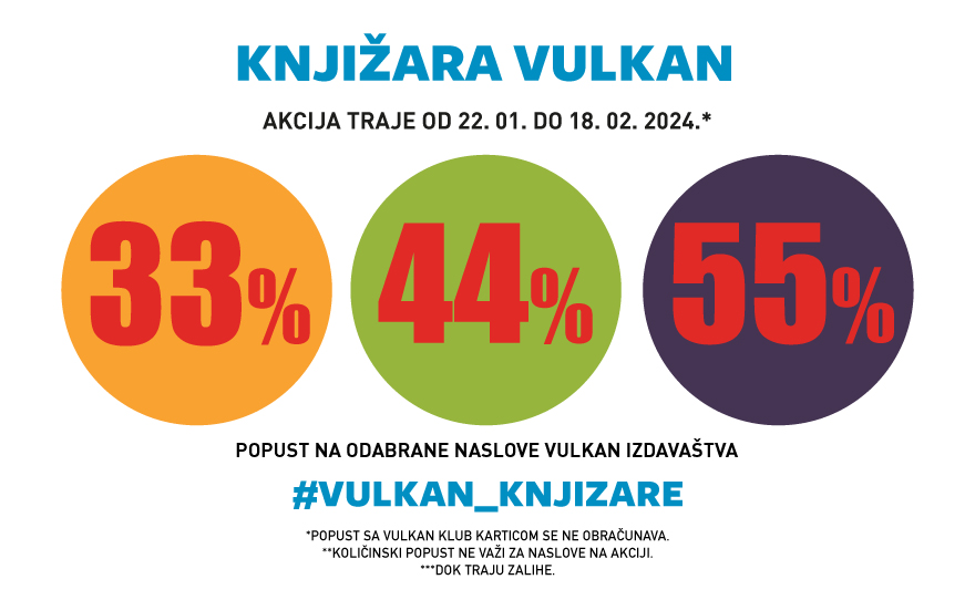 Popust na odabrane naslove vulkan izdavaštva
