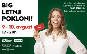 🎉 BIG LETNJI POKLONI, 9-10. avgust 🎉