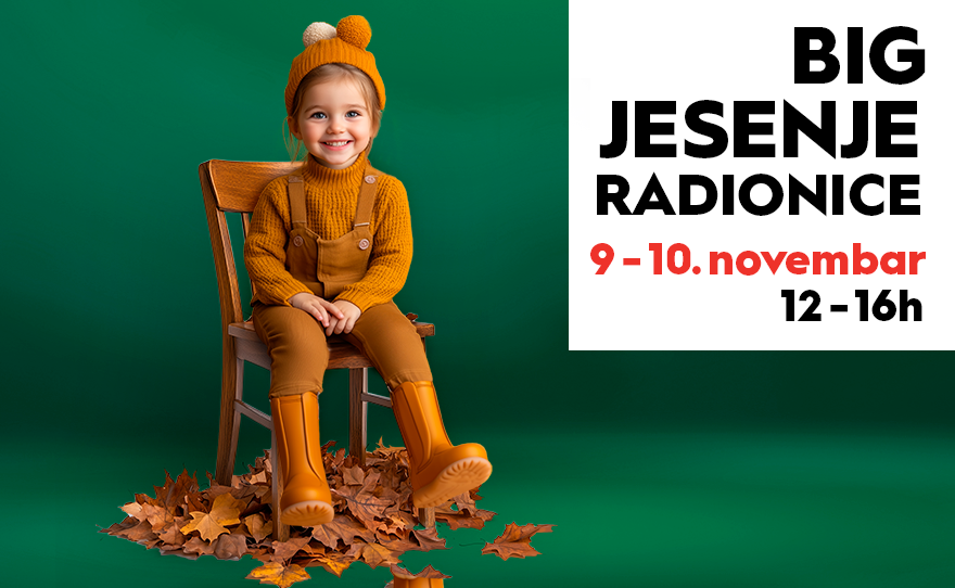 🍂 BIG JESENJE RADIONICE, 9-10. novembar, 12-16h 🍂