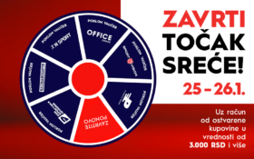 🎡 ZAVRTI TOČAK SREĆE, 24-26. januar 🎡