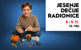 JESENJE DEČIJE RADIONICE – ODLOŽENO