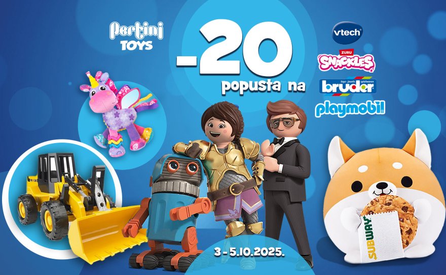 Pertini Toys – 20% popusta na odabrane brendove