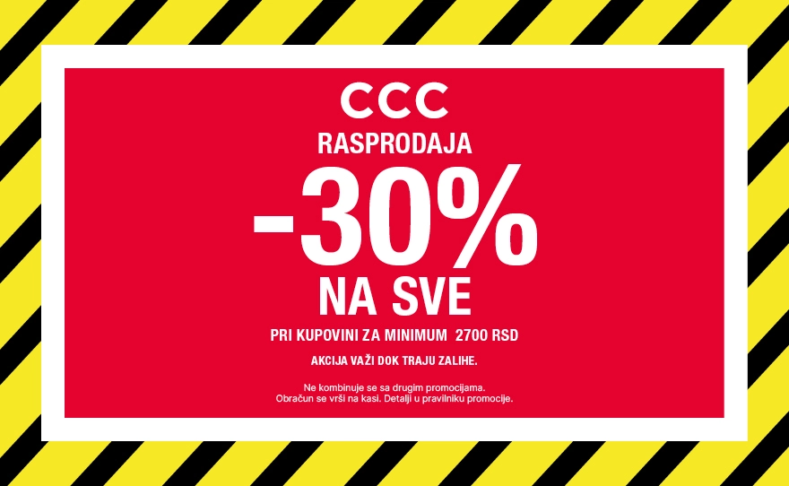 Velika rasprodaja u CCC prodavnici!