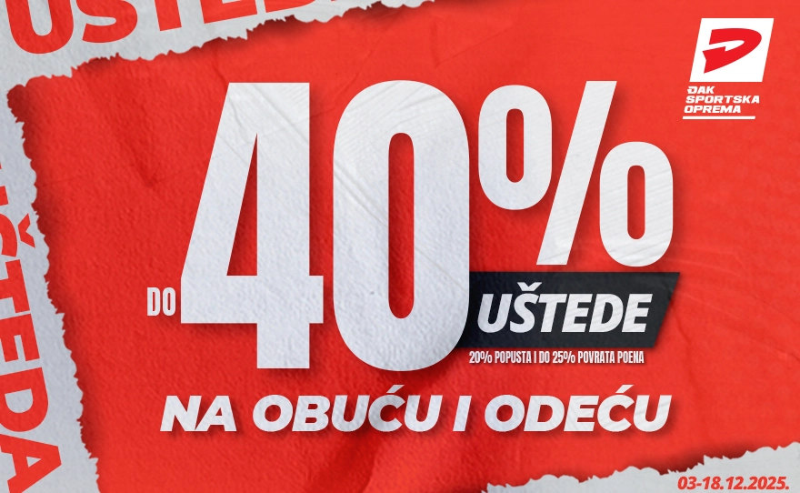 Đak – UŠTEDA DO 40% 🔥