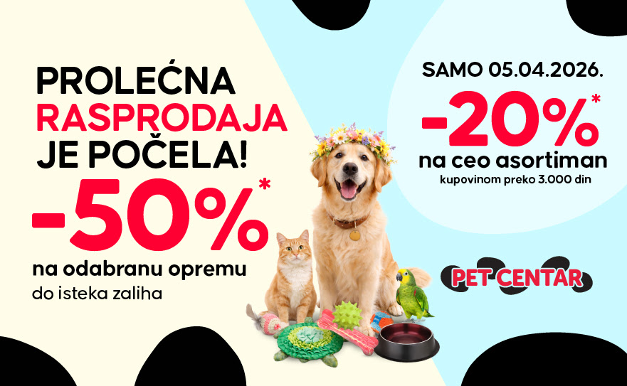 POČELA JE PROLEĆNA RASPORDAJA – PET CENTAR