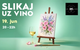🎨SLIKAJ UZ VINO, 19. jun, 20-22h🎨