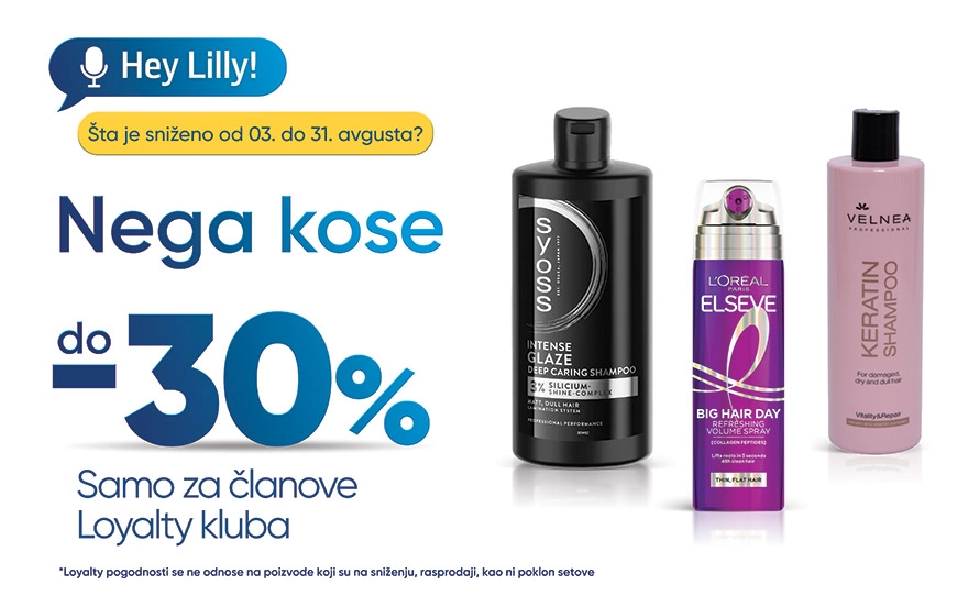 Lilly Drogerie – Akcija u našoj prodavnici!