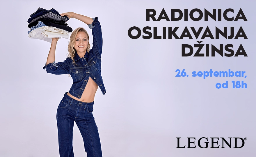👖RADIONICA OSLIKAVANJA DŽINSA I 26.septembar,18h👖