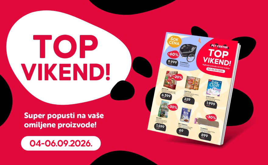 Pet Centar – ISKORISTITE TOP VIKEND