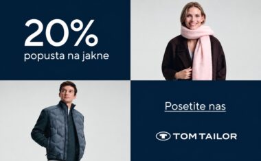 Tom Tailor – 20% POPUST NA JAKNE