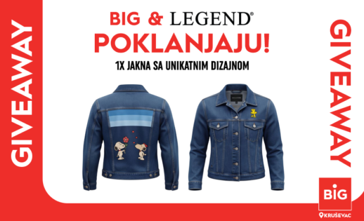 🎁 BIG Kruševac X LEGEND WORLD WIDE poklanjaju!