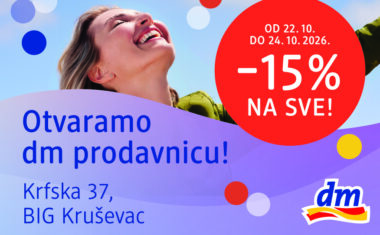 Otvaramo dm prodavnicu!