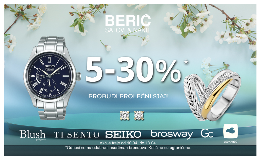 Uživajte u specijalnim pogodnostima u Galeriji BERIĆ