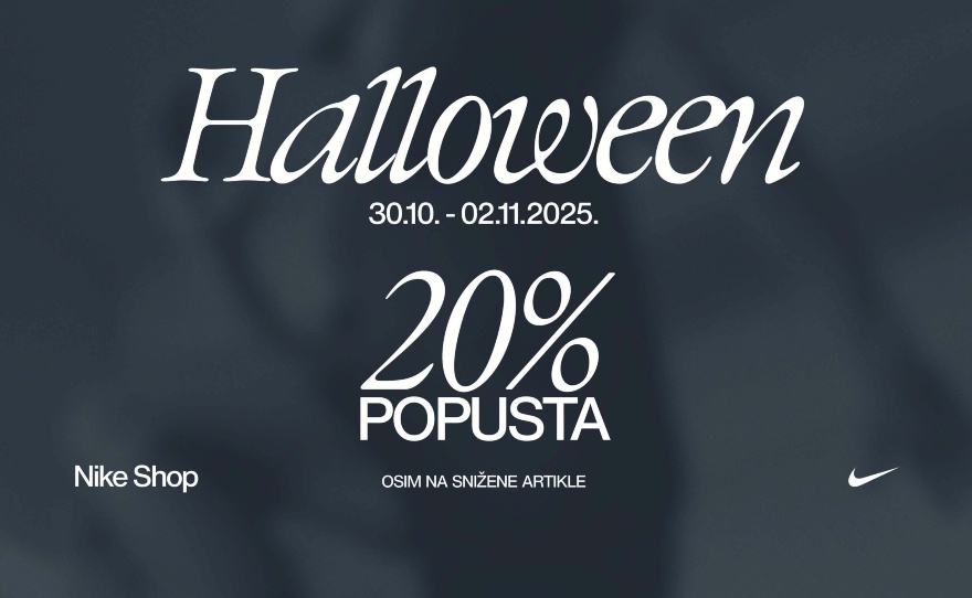 Halloween popusti u Nike Shop-u