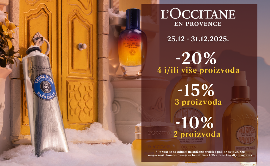 L’Occitane – Novogodišnji popust ✨