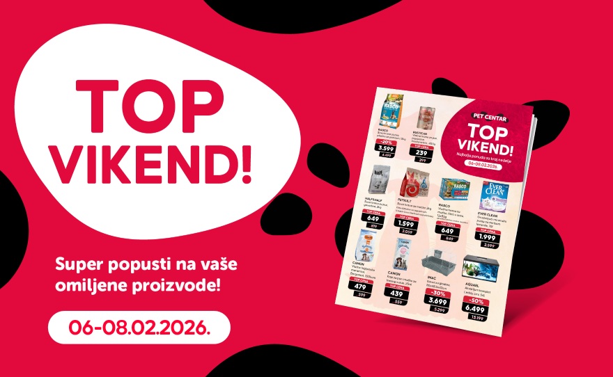 Pet centar – TOP vikend ponude na pažljivo odabrane proizvode