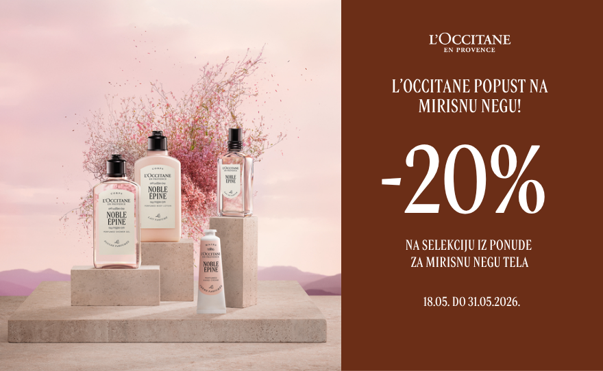 L’Occitane posebna ponuda – Mirisna nega tela -20%!
