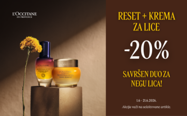 L’OCCITANE – Duo kupovina: Reset serum + krema za lice -20%