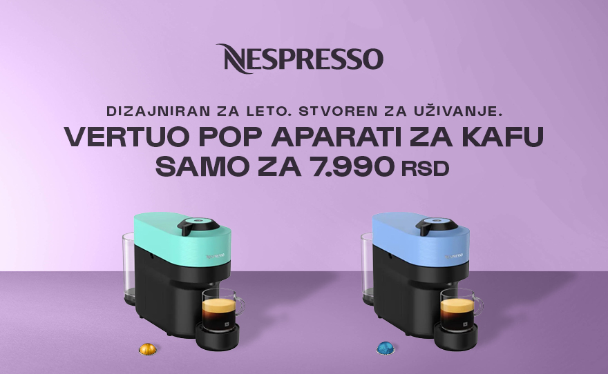 Nespresso – Letnja Promocija na Vertuo Line aparate