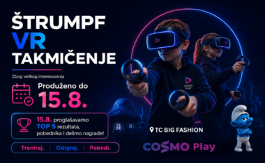 Cosmoplay – Štrumpf VR izazov se nastavlja! 🍄🎮