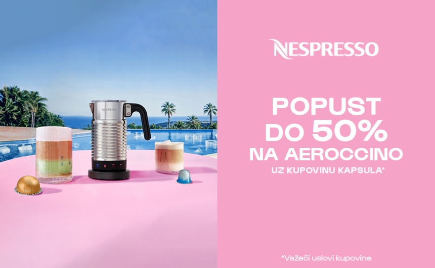 MILK DEVICE – Nespresso Aeroccino 3 ili 4 promocija