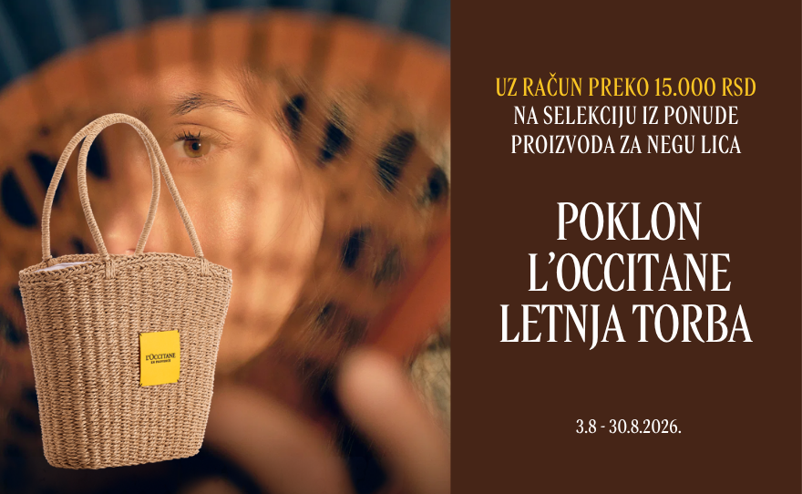 Posebna ponuda – Poklon L’OCCITANE letnja torba uz kupovinu!