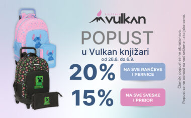 Popusti na rančeve, pernice, sveske i sitan pribor – Vulkan