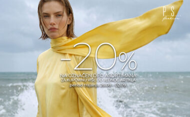 -20% NA OZNAČEN DEO ASORTIMANA u PS Fashion-u!