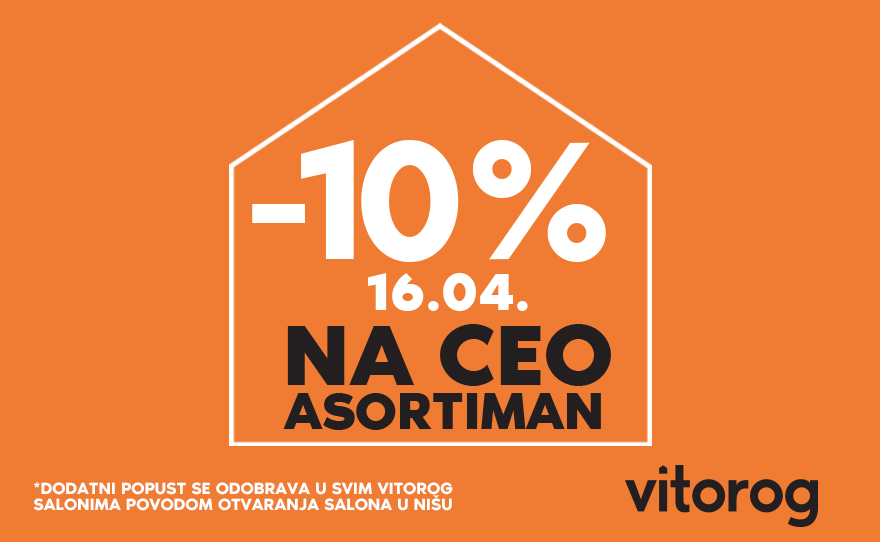 DODATNI POPUST u Vitorogu na korak do Vas!