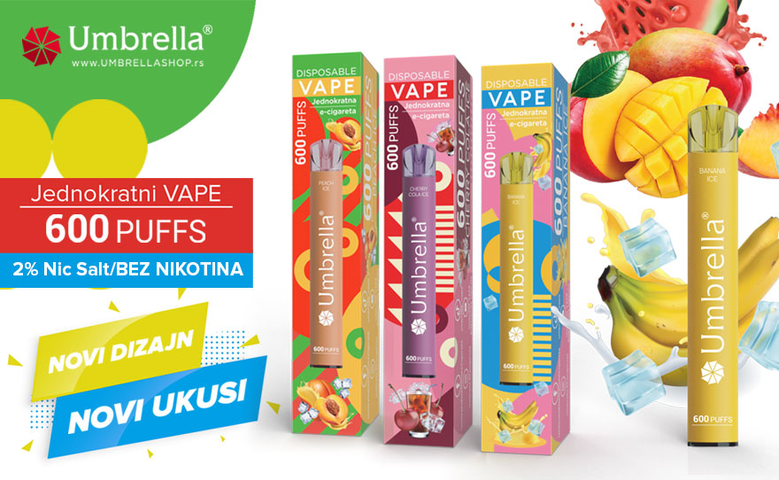 Pitali ste se da li postoji jednokratni vape BEZ nikotina? A mi imamo  odgovor na sve!
