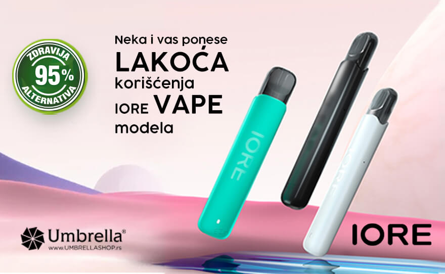 Umbrella IORE – mala, ali kompaktna e-cigareta!