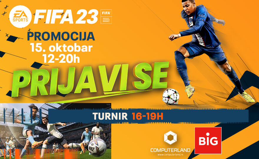 FIFA 23 turnir- 5.10, 16-19h
