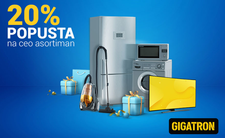 -20% popusta na ceo asortiman proizvoda