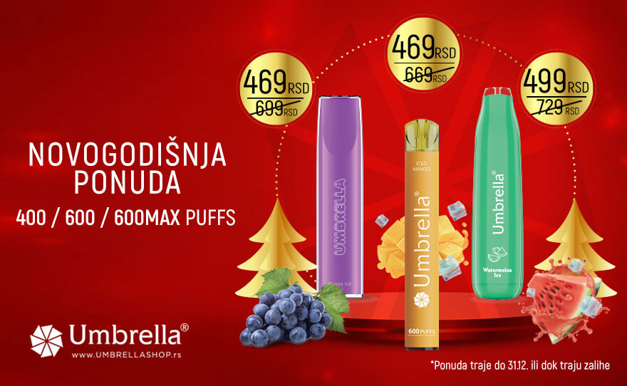 Novogodišnje sniženje u Umbrella shopu