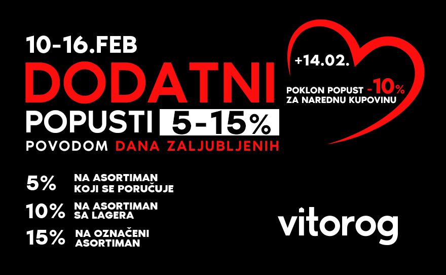 Vitorog iznenađenja u susret danu zaljubljenih!