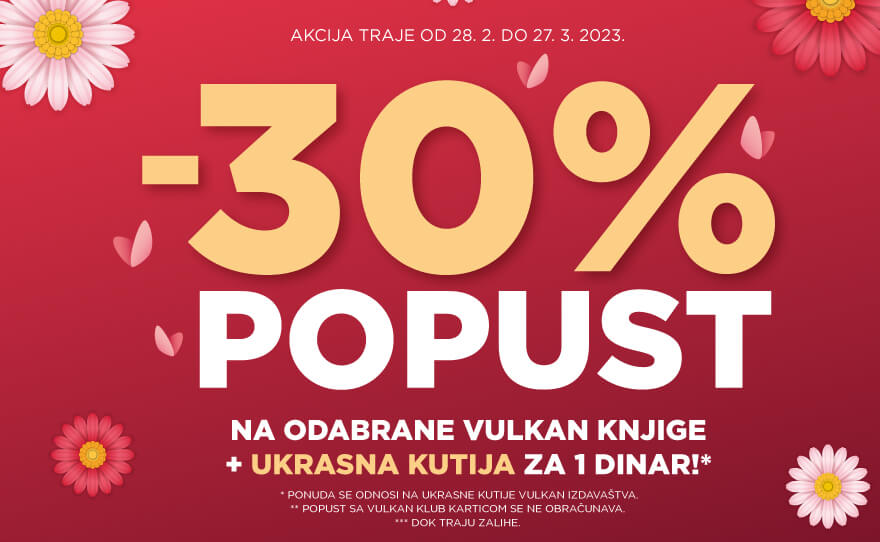 30% popusta na odabrane knjige