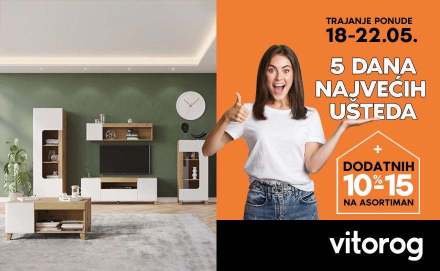 5 DANA NAJVEĆIH UŠTEDA u Vitorogu!