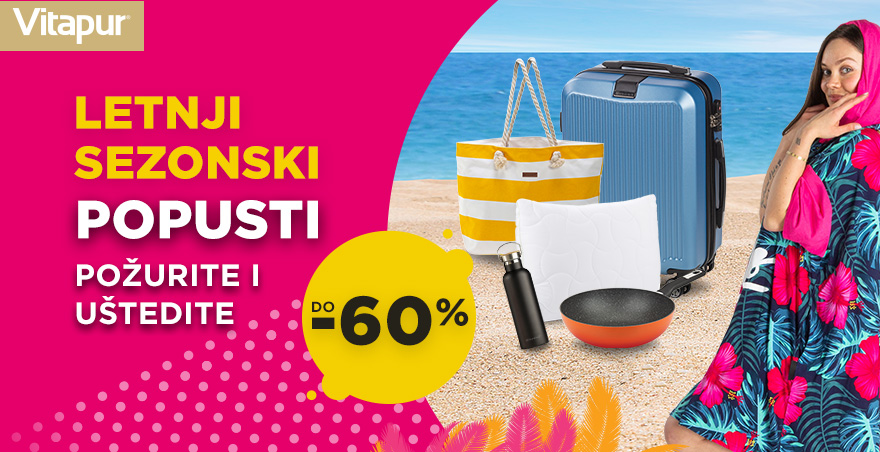 🏝 Leto počinje uz Vitapur i popuste do -60% ☀