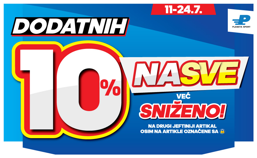 VELIKO SNIŽENJE JE POČELO u Planeta Sport prodavnicama! 🔝