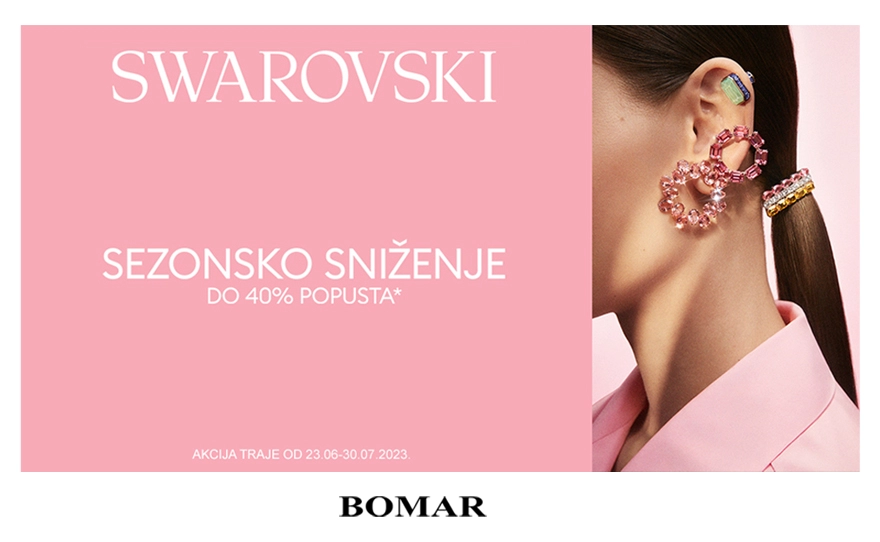 SWAROVSKI SEZONSKO SNIŽENJE u BOMARu do 40%