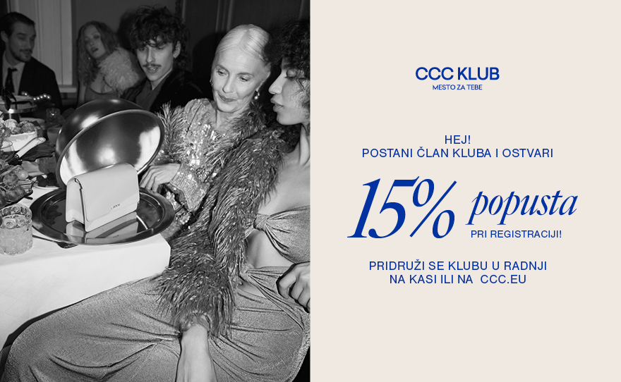 POSTANITE ČLAN CCC KLUBA I OSTVARITE 15% POPUSTA PRI REGISTRACIJI!