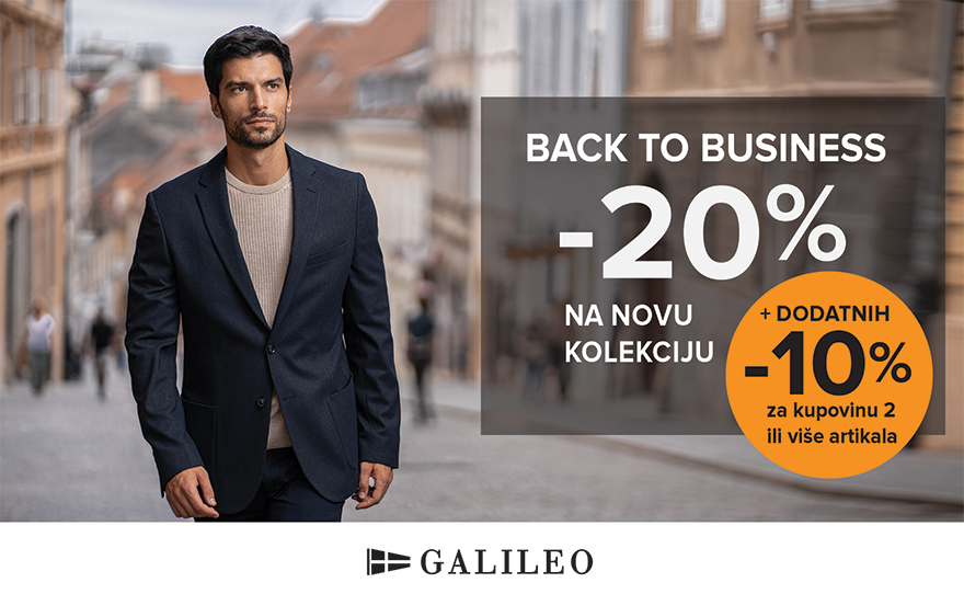 Povratak na Posao sa Stilom: Iskoristi -20% Popusta u Galileo