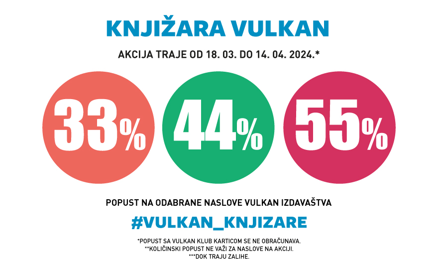 Nova prolećna akcija je počela u tvojoj Vulkan knjižari!