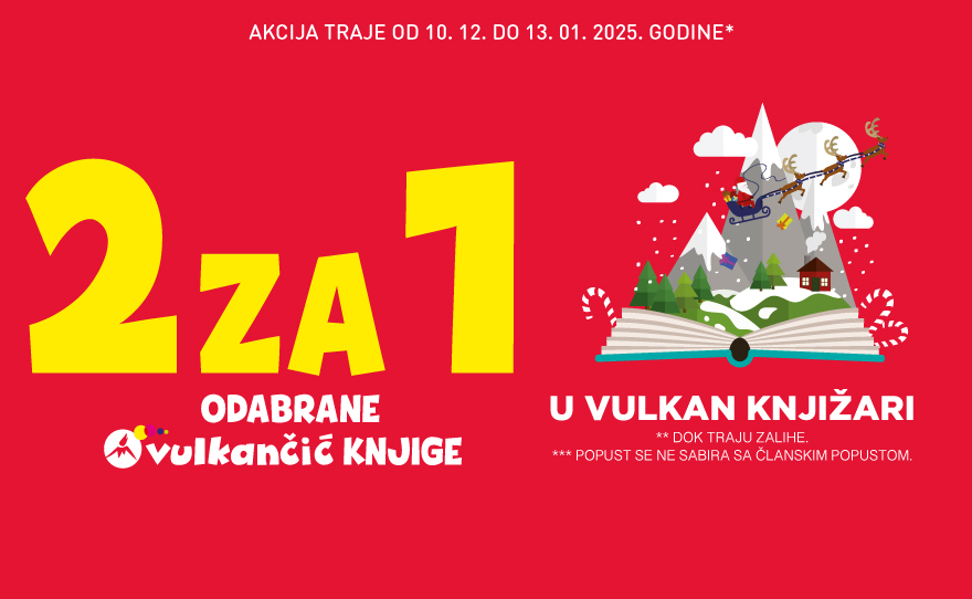 🎉Unesite radost u Novu godinu uz Vulkančićeve popuste! 📚