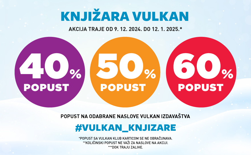 Dragi knjigoljupci, u vašoj Vulkan knjižari je počela nova akcija!🙂