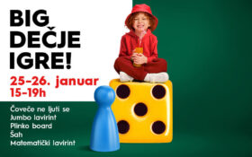 🤸 BIG DEČJE IGRE, 25-26. januar, 15-19h🤸