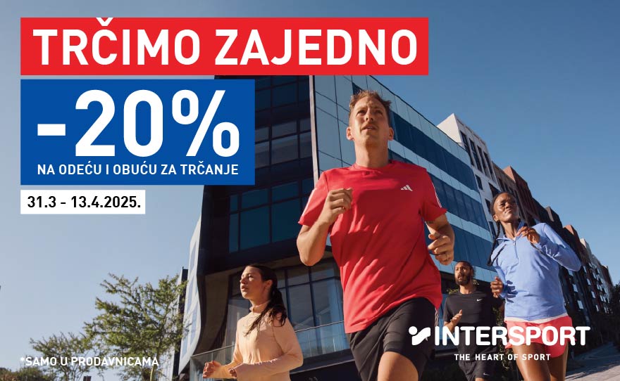 Intersport te prati na svakom koraku! 🏃🏻♀️🏃🏻♂️