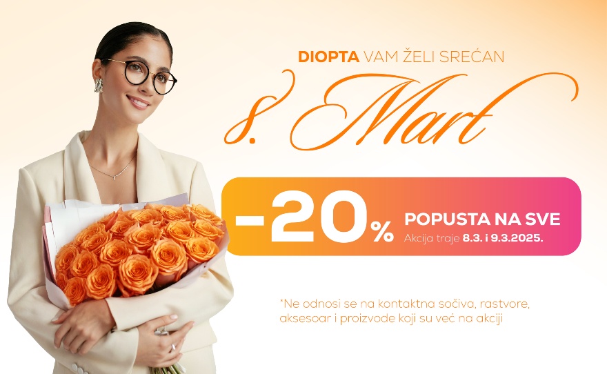 Diopta vam želi srećan 8. mart! 💐