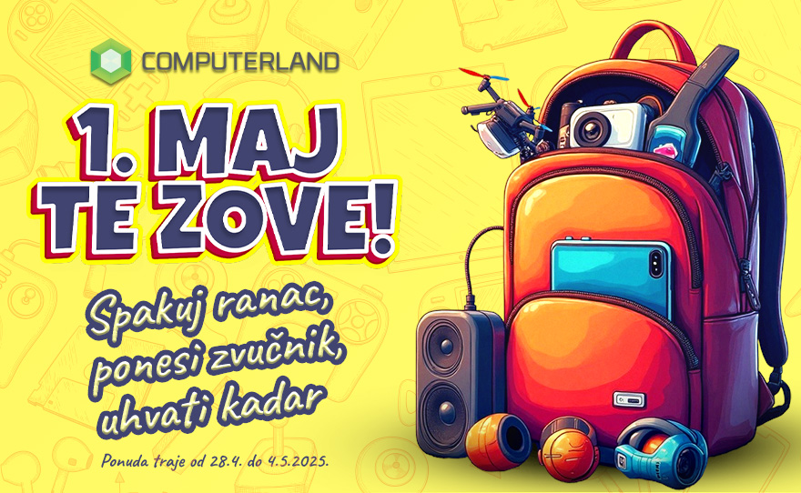 🎒Spakuj ranac, ponesi zvučnik, uhvati kadar – 1. maj te zove!🎶