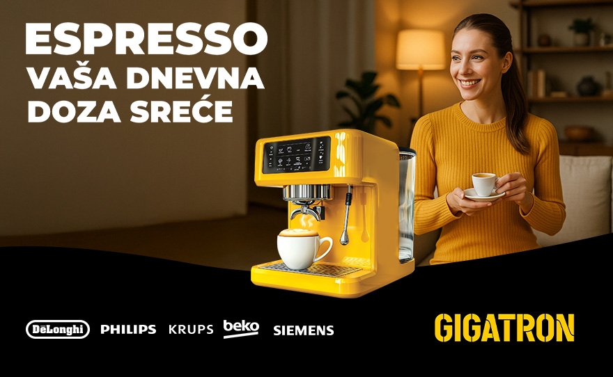 Savršena šoljica kafe uz snižene cene u Gigatronu!